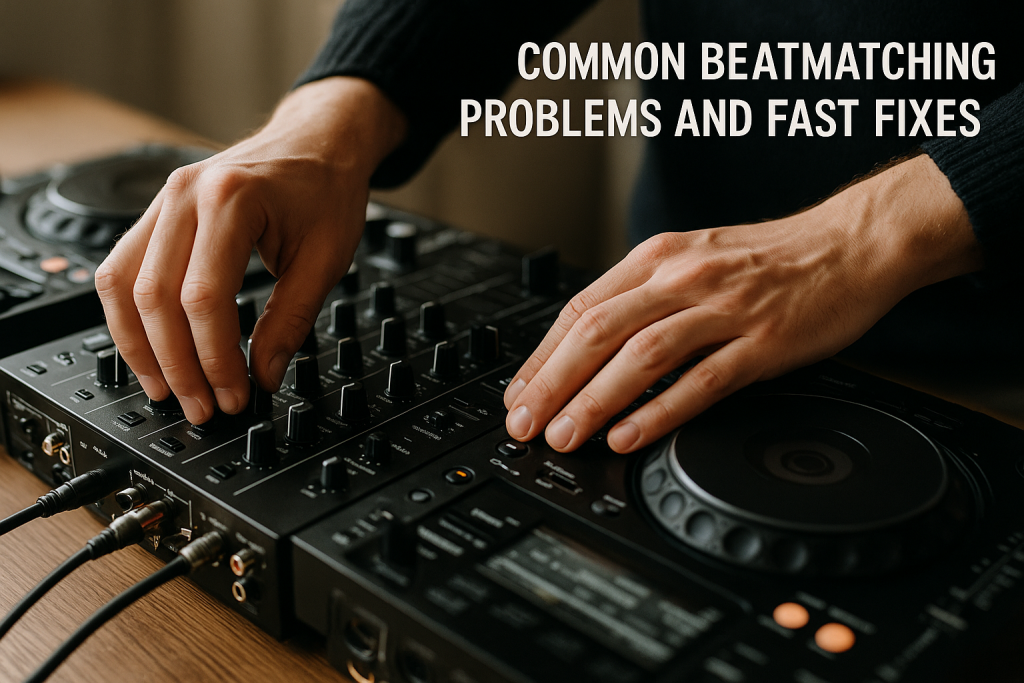 Common Beatmatching Problems and Fast Fixes Common Beatmatching Problems and Fast Fixes