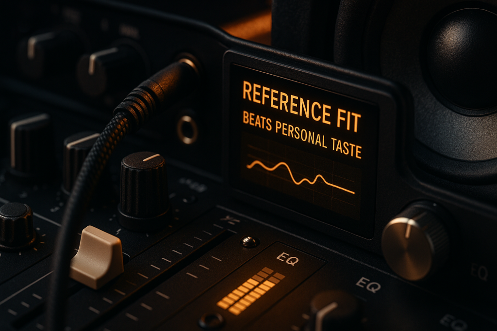 Reference Fit Beats Personal Taste Edm demo submission — Reference Fit Beats Personal Taste