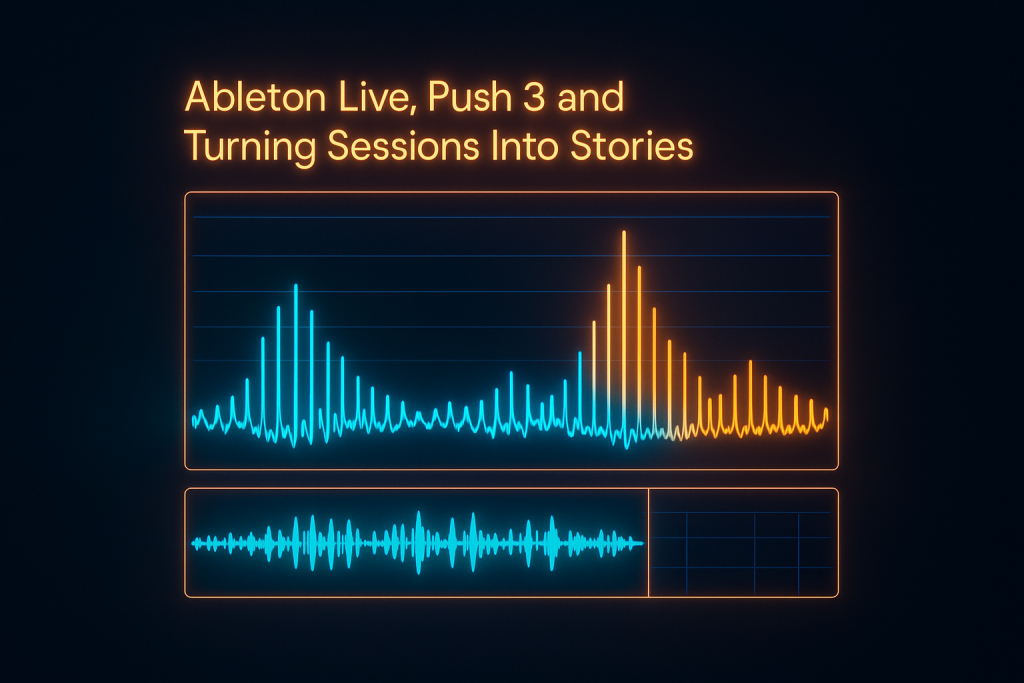 Ableton Live, Push 3 and Turning Sessions Into Stories Ableton Live, Push 3 and Turning Sessions Into Stories