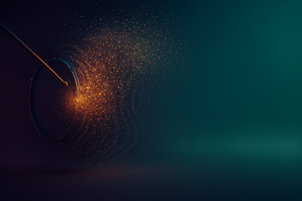 Space Before Impact Reverb particles collapsing into silence before a drop