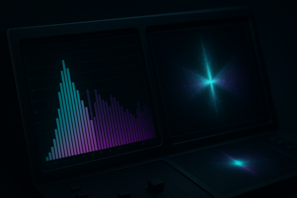Club Translation Spectrum Spectrum render showing controlled low end and stereo width for club translation