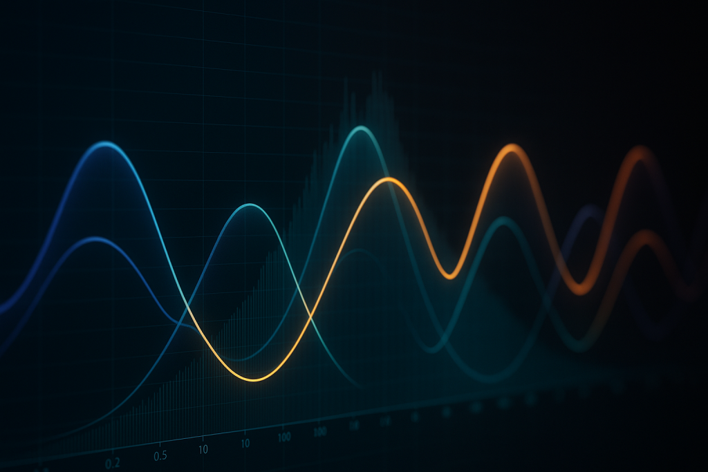 Phase Beats Loudness 3D bass waveform showing phase alignment and low-end spectrum