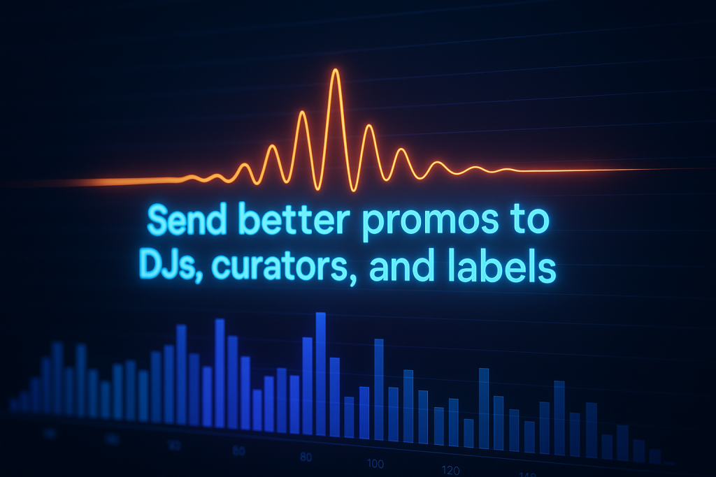 Send better promos to DJs, curators, and labels Send better promos to DJs, curators, and labels