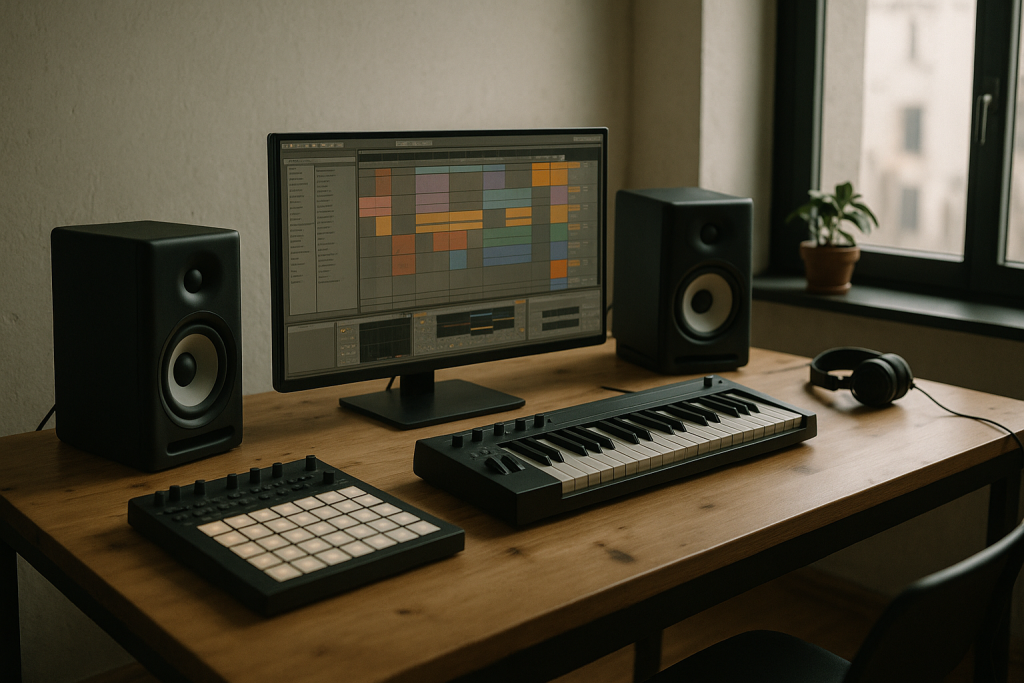 DJ-Friendly Production Studio setup for producing DJ-friendly tracks with clear key labels