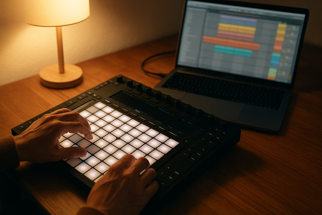 Template Before Ideas Producer using a controller to start from an organised DAW template