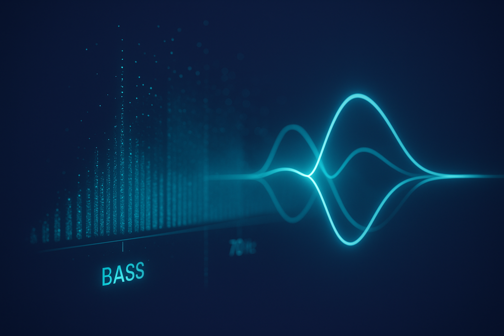 Club Sub Translation Abstract bass spectrum showing club translation problems