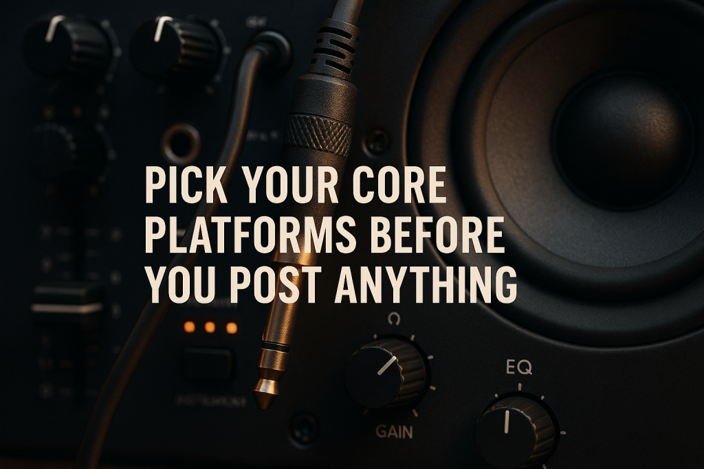 Pick Your Core Platforms Before You Post Anything Best music promotion platforms — Pick Your Core Platforms Before You Post Anything