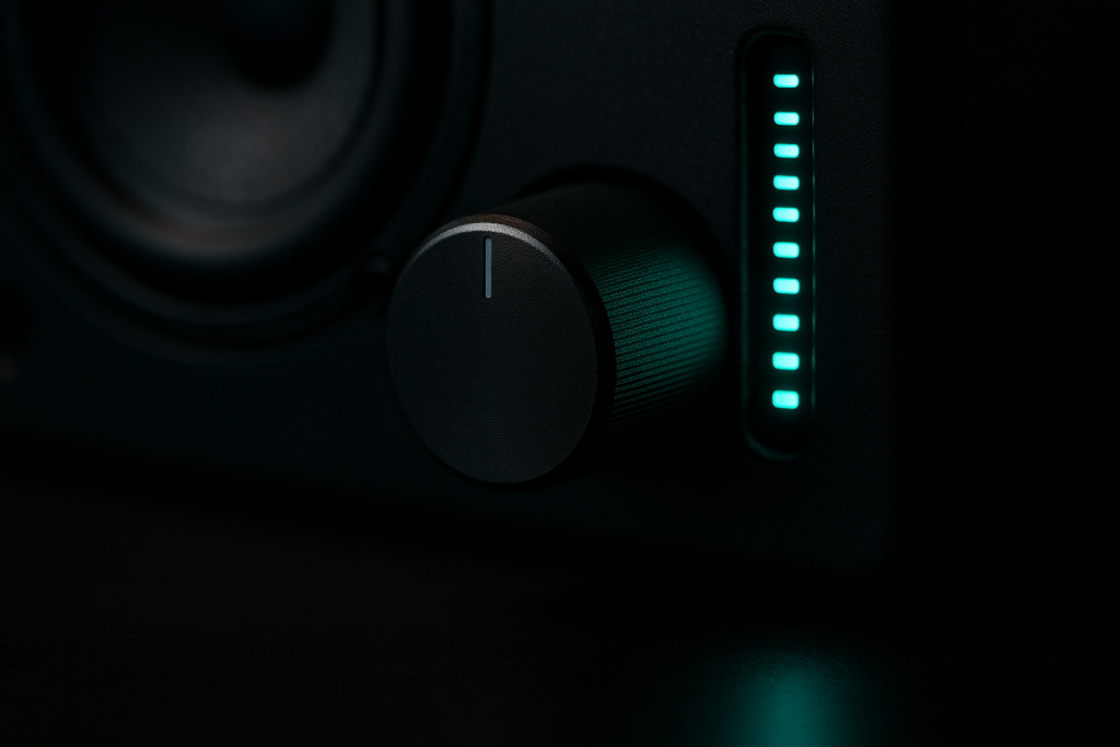 Small Test Control Close-up studio control suggesting careful paid promotion testing