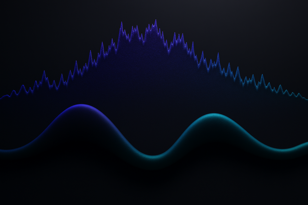 Sub Meets Reese Abstract sine sub layer under a jagged reese bass texture