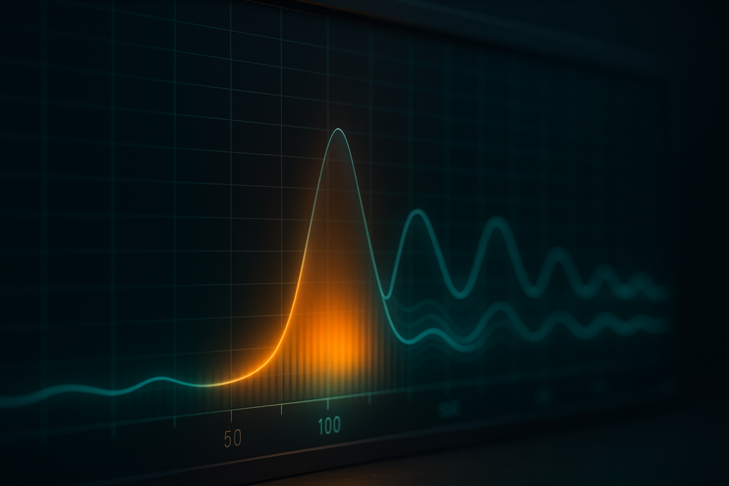 Low-End Frequency Pocket Kick and bass spectrum showing low-end EQ control