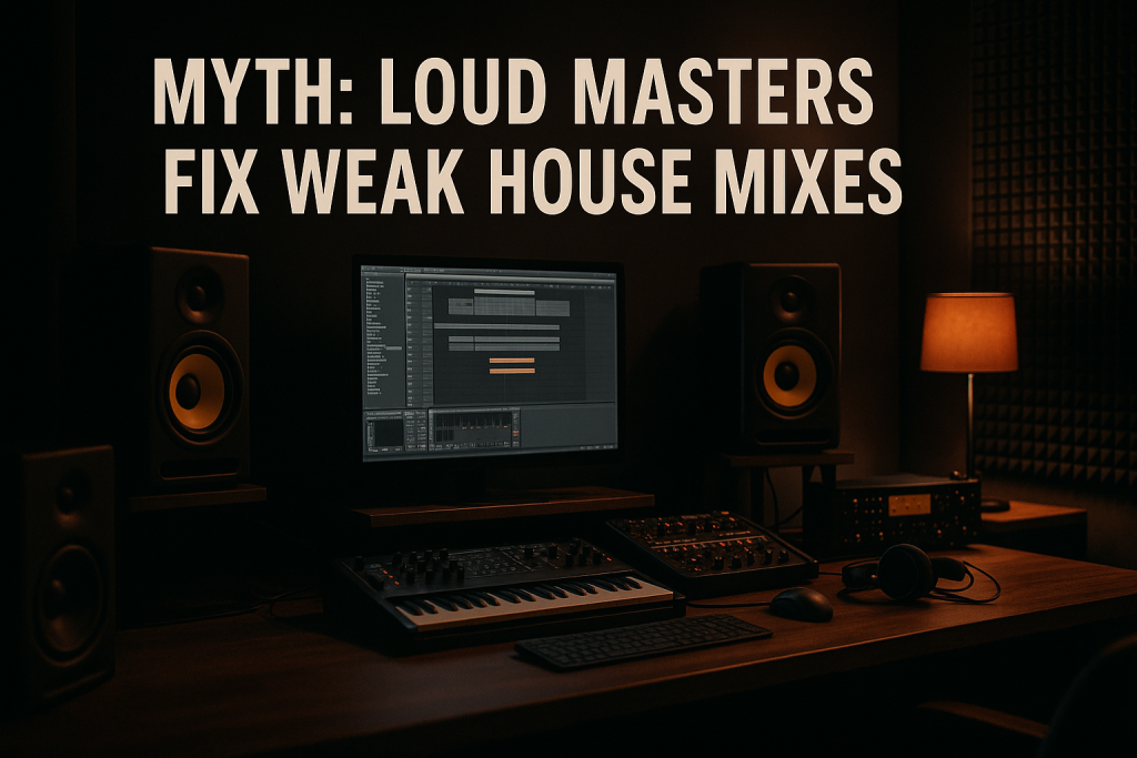 Myth: Loud Masters Fix Weak House Mixes Myth: Loud Masters Fix Weak House Mixes