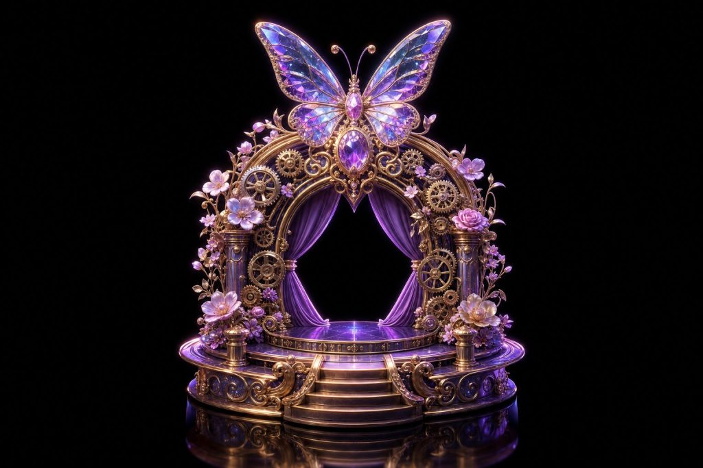 Tomorrowland style cover art