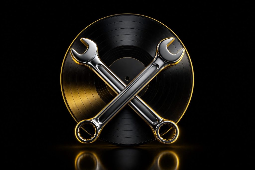 Toolroom style cover art