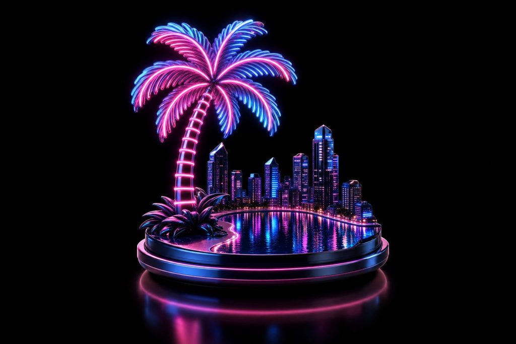 ultramiami style cover art