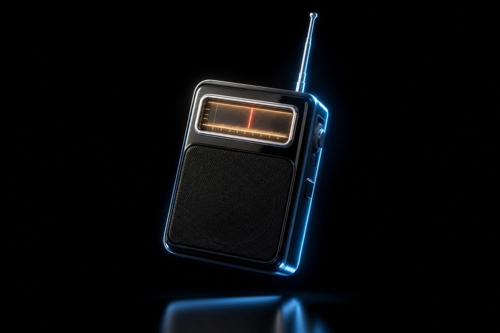Radio style cover art