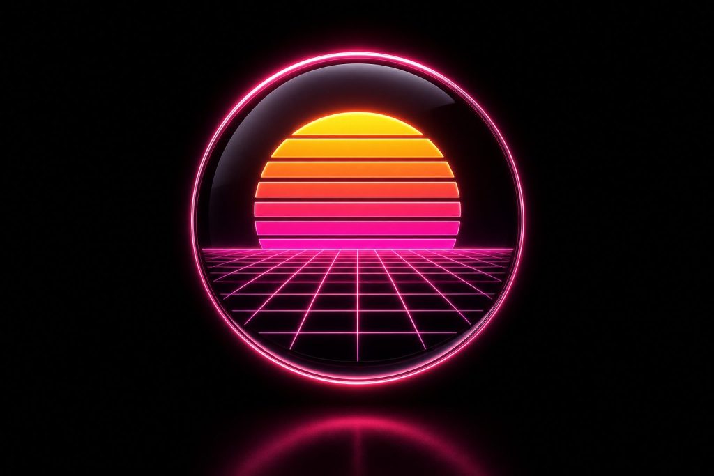 Synthwave ghost production cover art